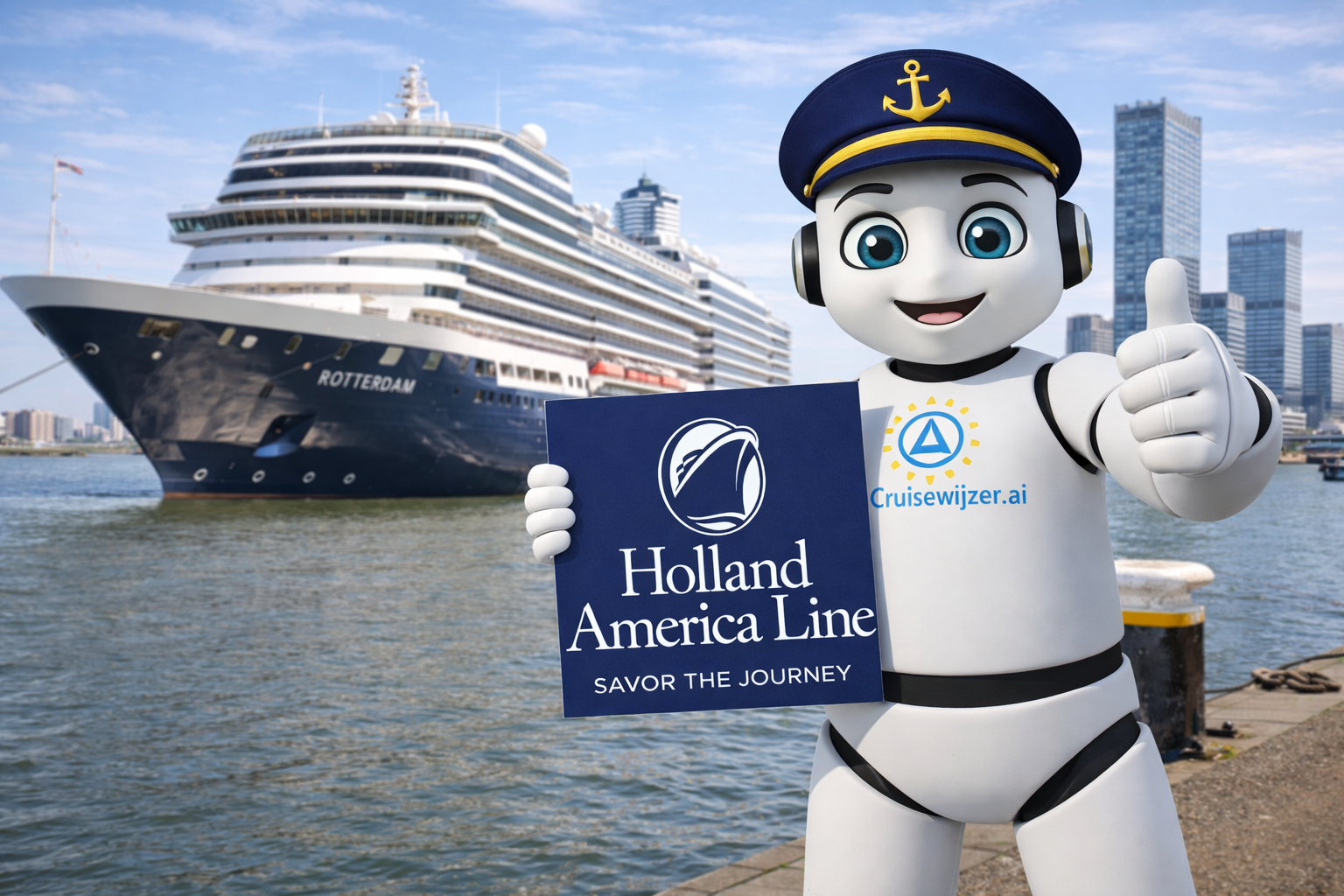 HOE MOOI IS HET CRUISESCHIP DE ROTTERDAM VAN DE HOLLAND AMERICA LINE?